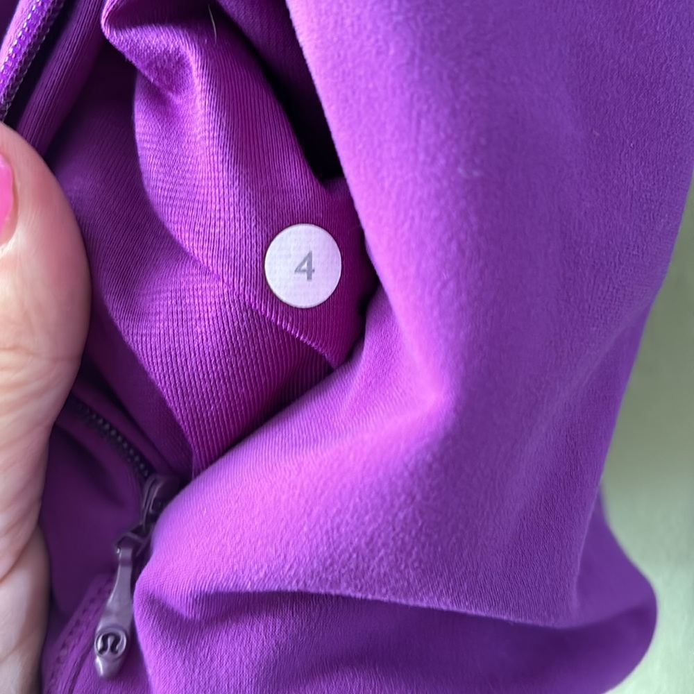 Lululemon Face The Frost 1/2 Zip in Tender Violet Size 4‎ - Picture 5 of 7